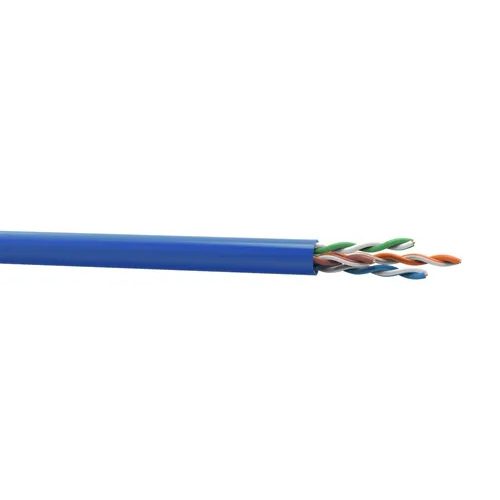 Cabo de Rede LAN Azul Cat 5E de 4 pares